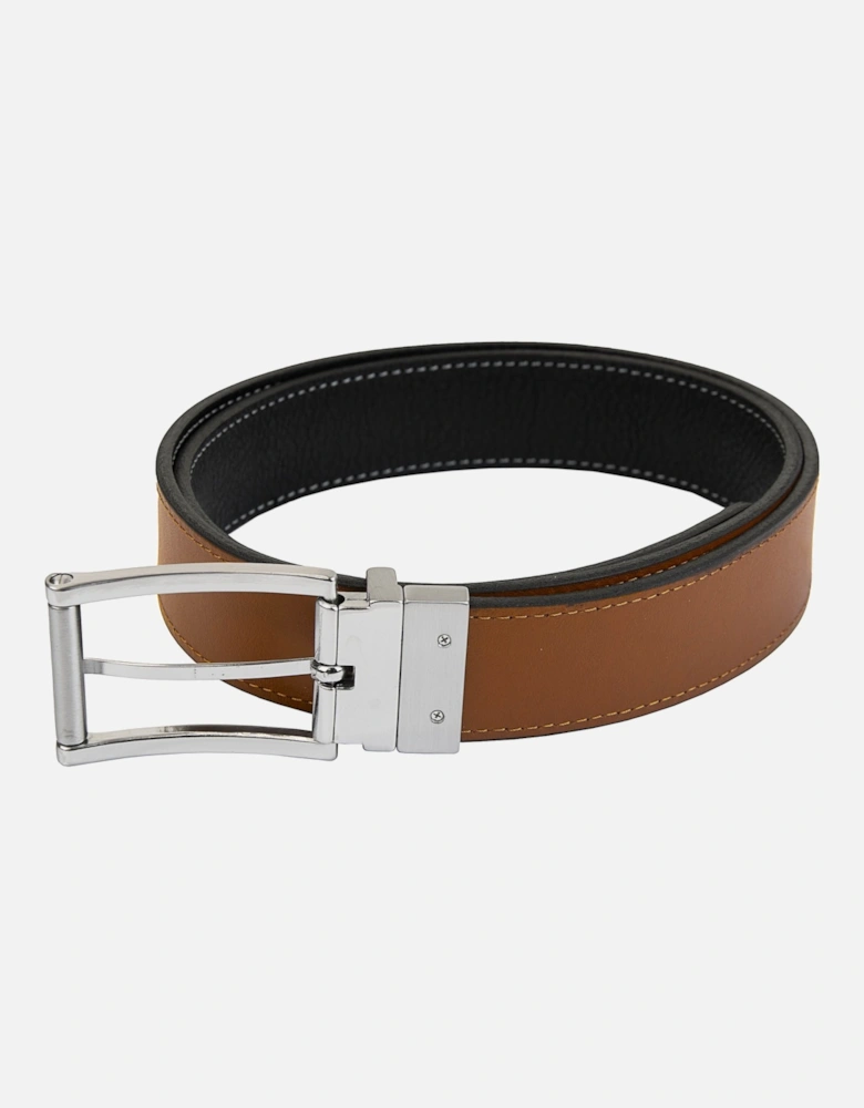 Bream Casual Reversible Belt (Black/Tan)