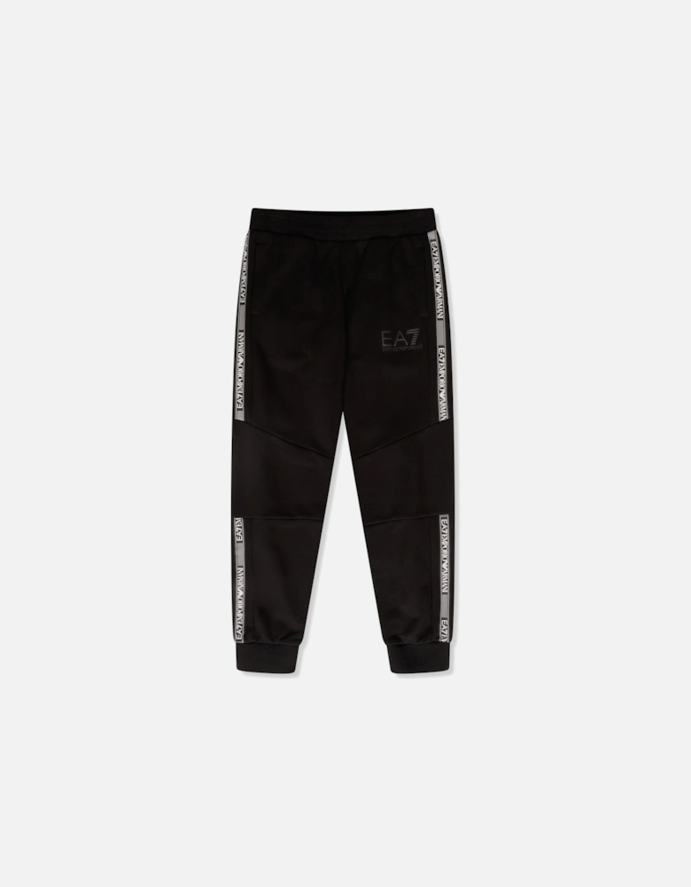 Youths Taping Stripe Joggers (Black)