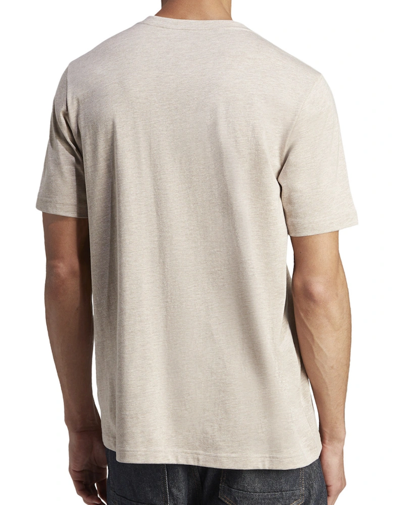 Mens Mélange T-Shirt (Beige)