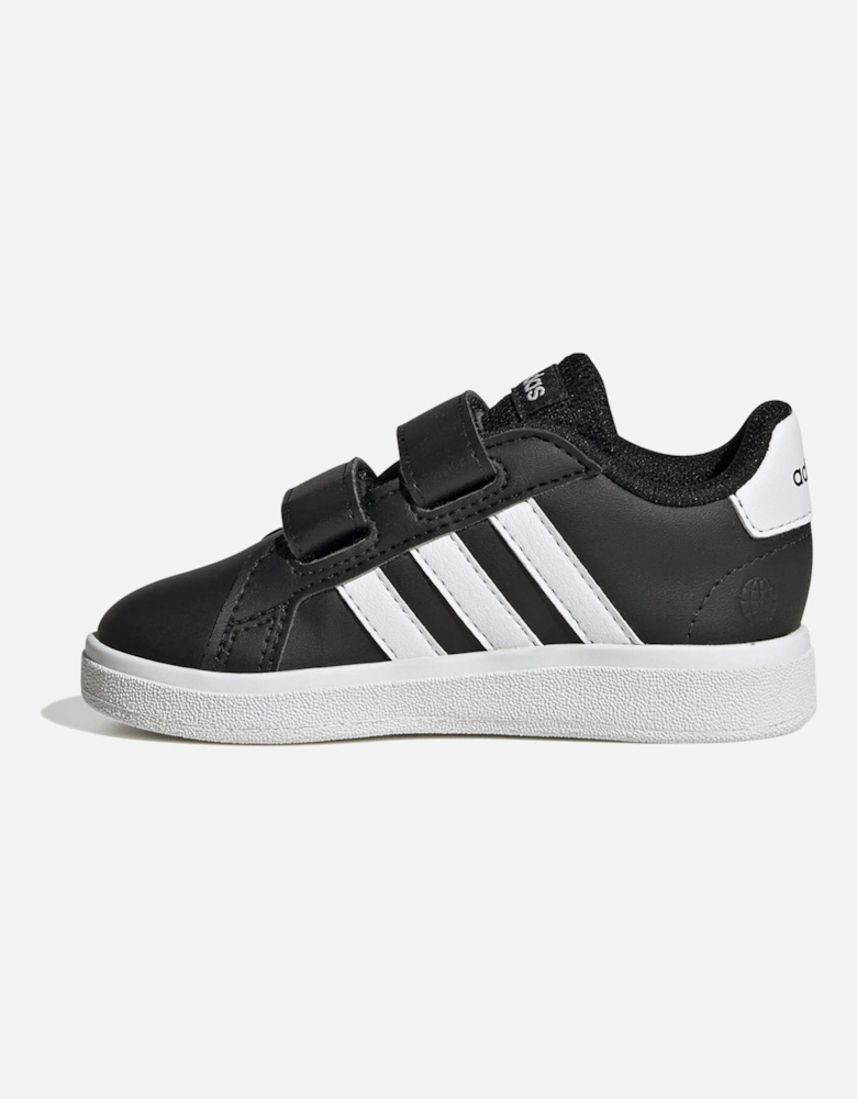 Infants Grand Court Trainers 2.0 (Black/White)