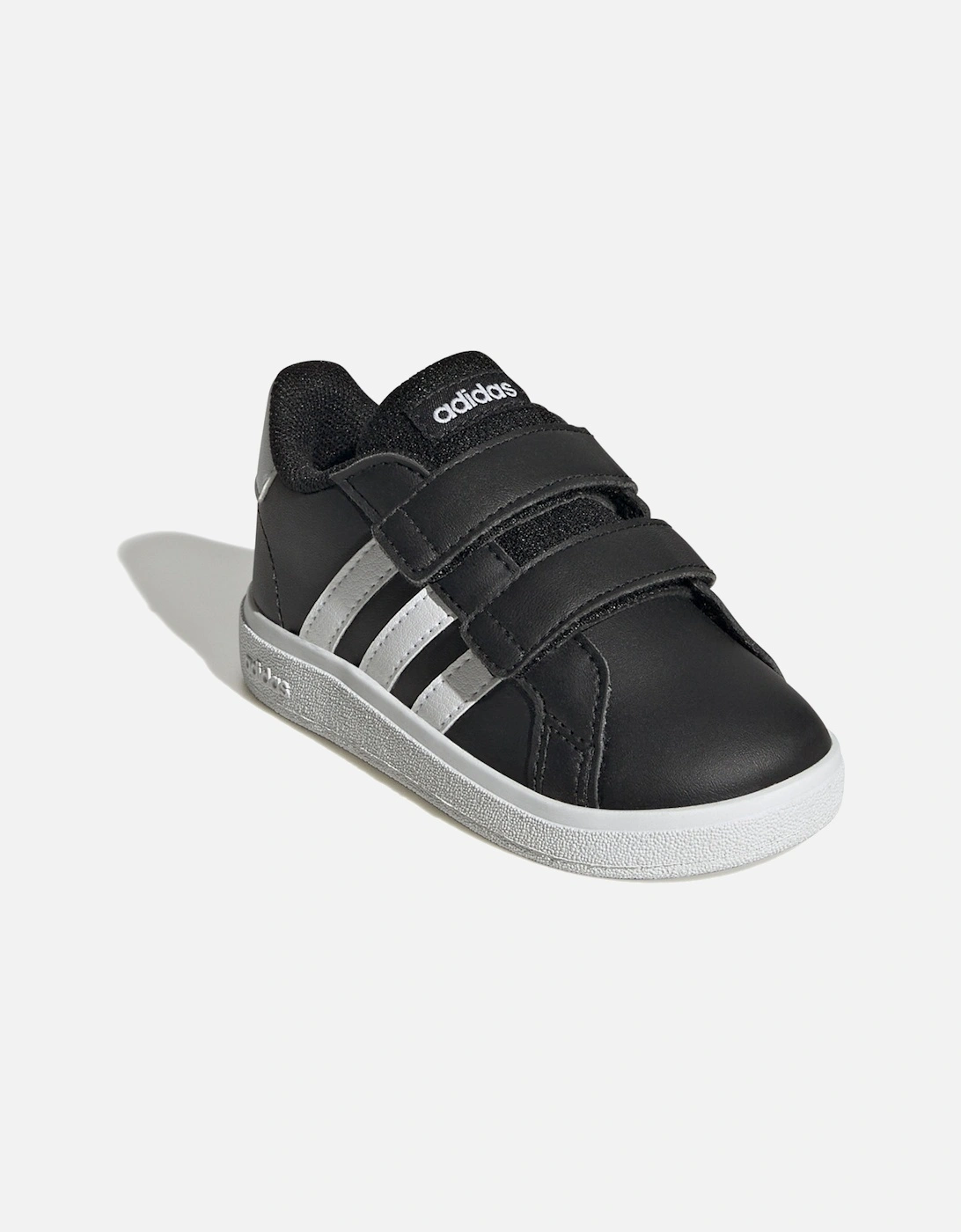 Infants Grand Court Trainers 2.0 (Black/White)