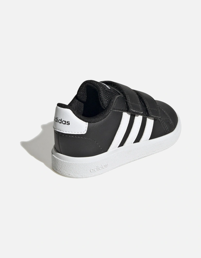 Infants Grand Court Trainers 2.0 (Black/White)
