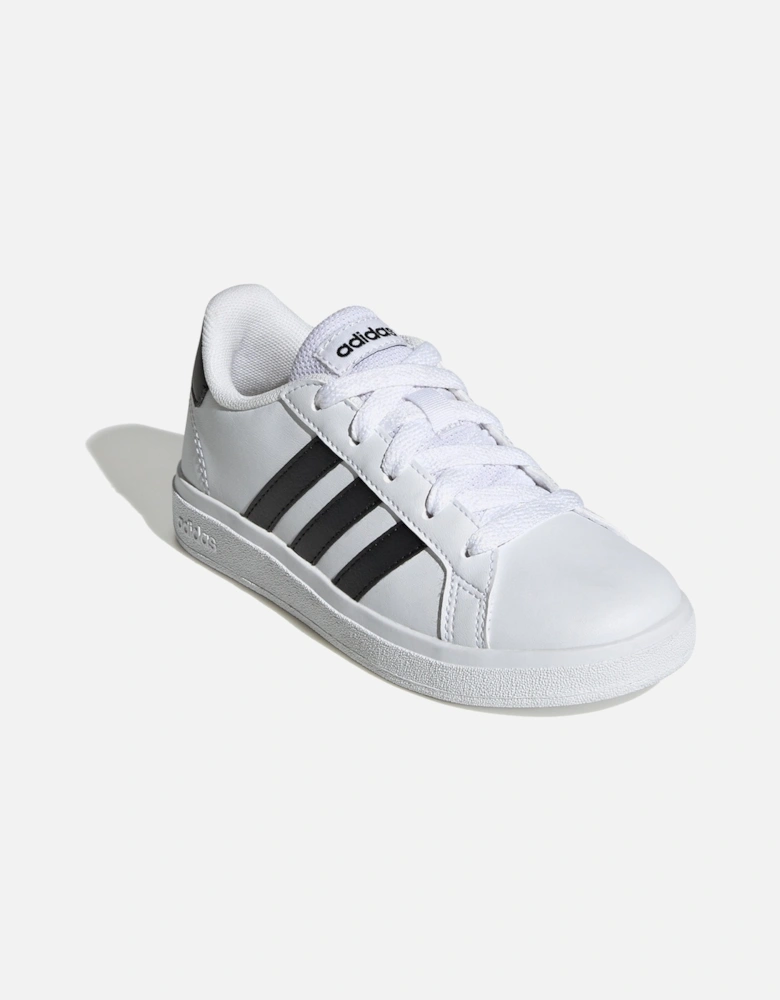 Youths Grand Court 2.0 Trainers (White/Black)