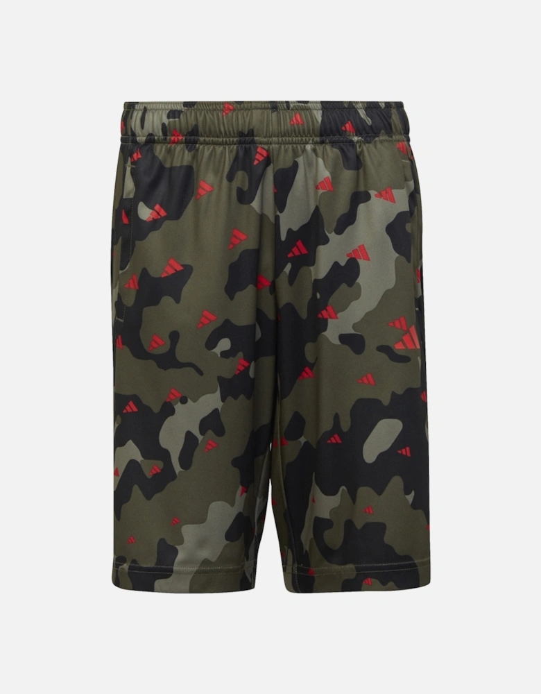 Youths Training AOP Shorts (Olive)