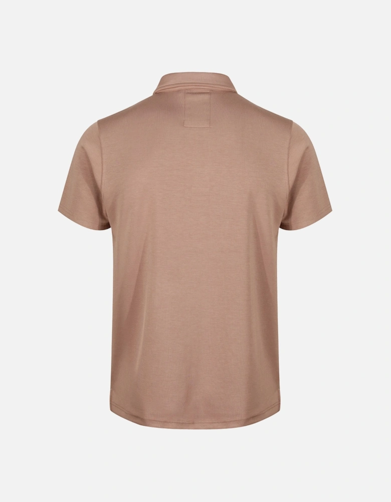 Luke Mens Breathtaking Polo Shirt (Oatmeal)
