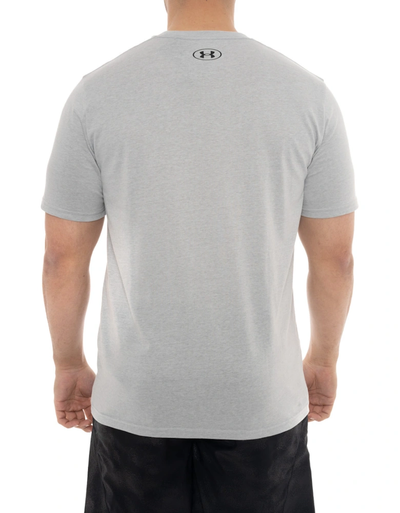 Mens Boxed Camo T-Shirt (Grey)