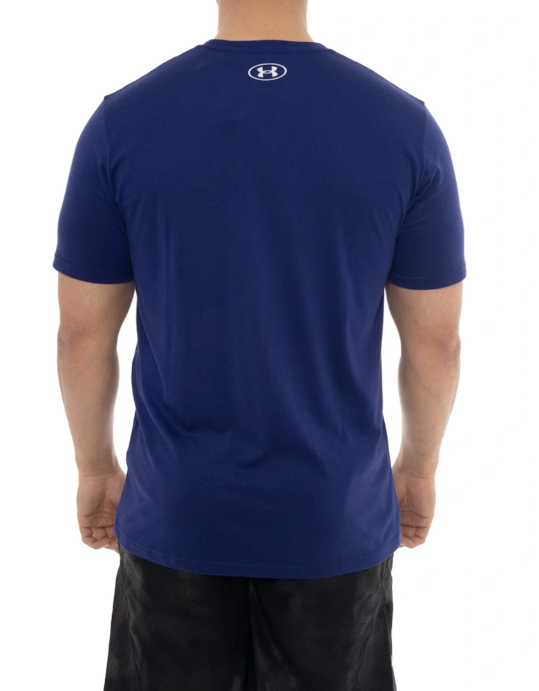 Mens Boxed Camo T-Shirt (Purple)