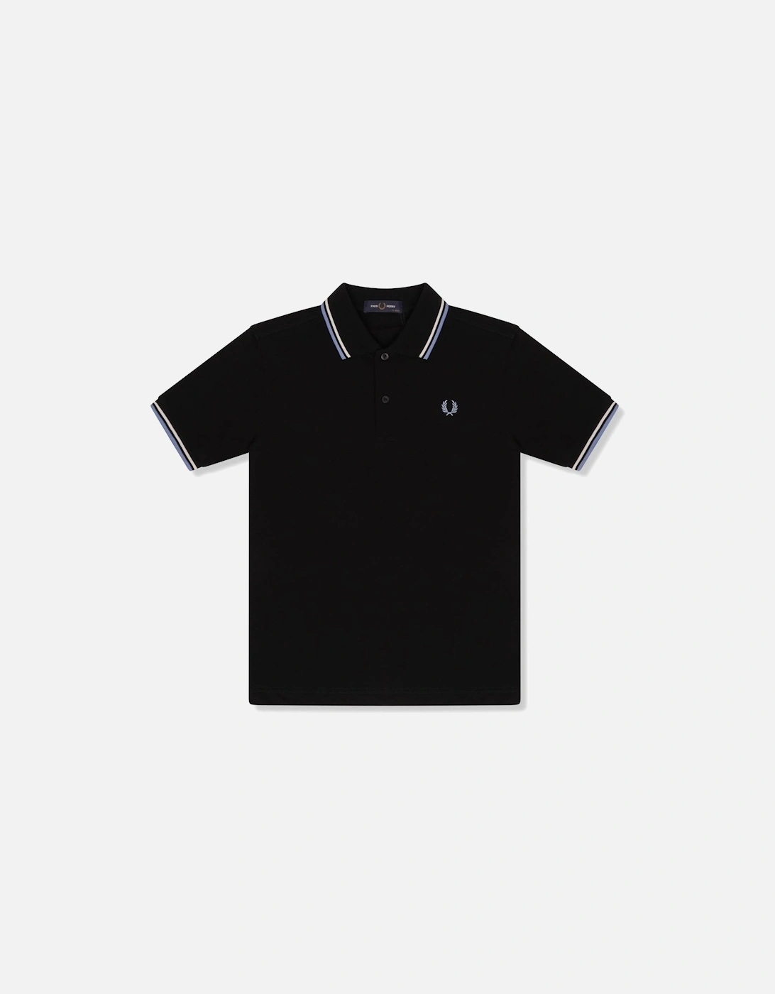 Juniors Twin Tipped Polo Shirt (Black), 3 of 2