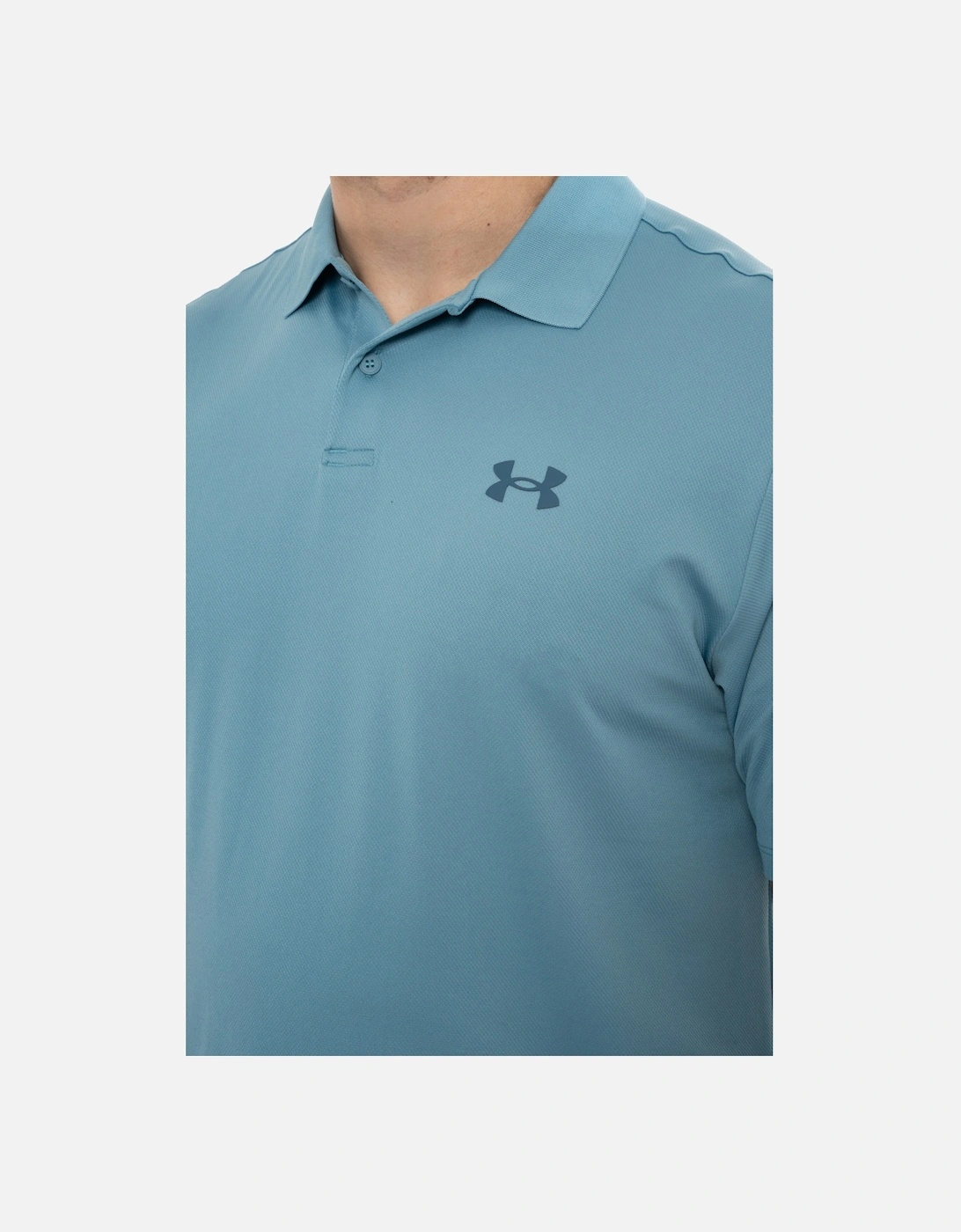 Mens Performance Polo Shirt (Blue)