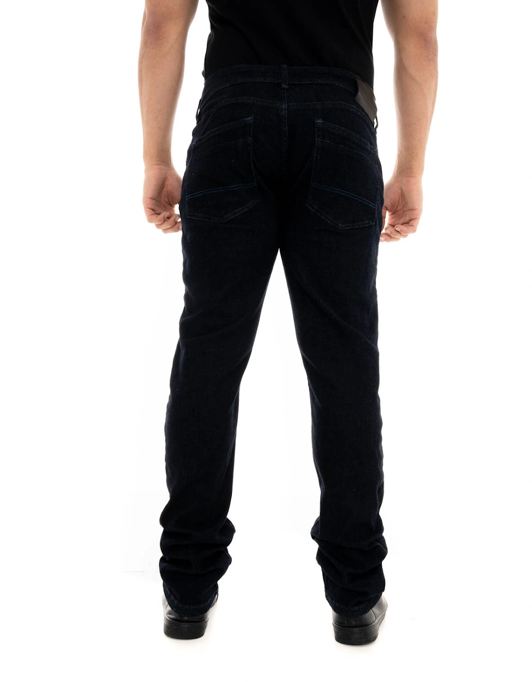 DML JEANS Mens Grover Slim Fit Jeans (Dark Denim)
