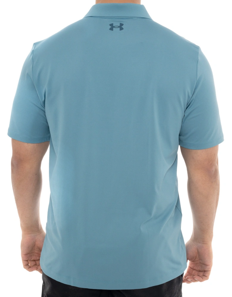 Mens Performance Polo Shirt (Blue)