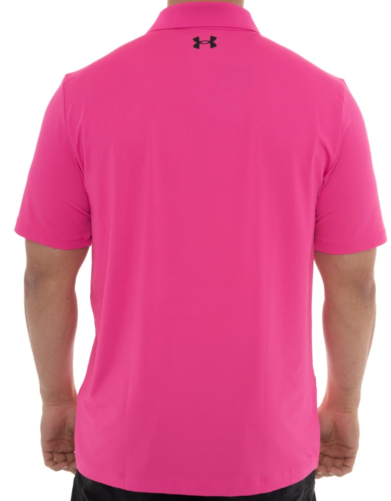 Mens Performance Polo Shirt (Pink)