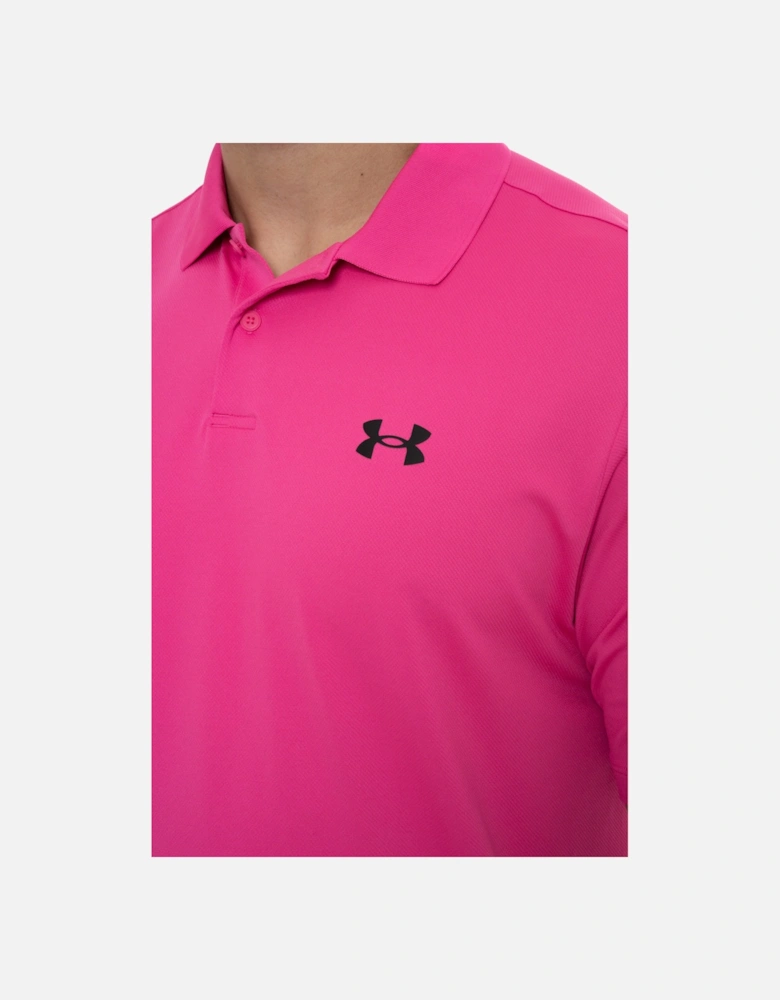 Mens Performance Polo Shirt (Pink)