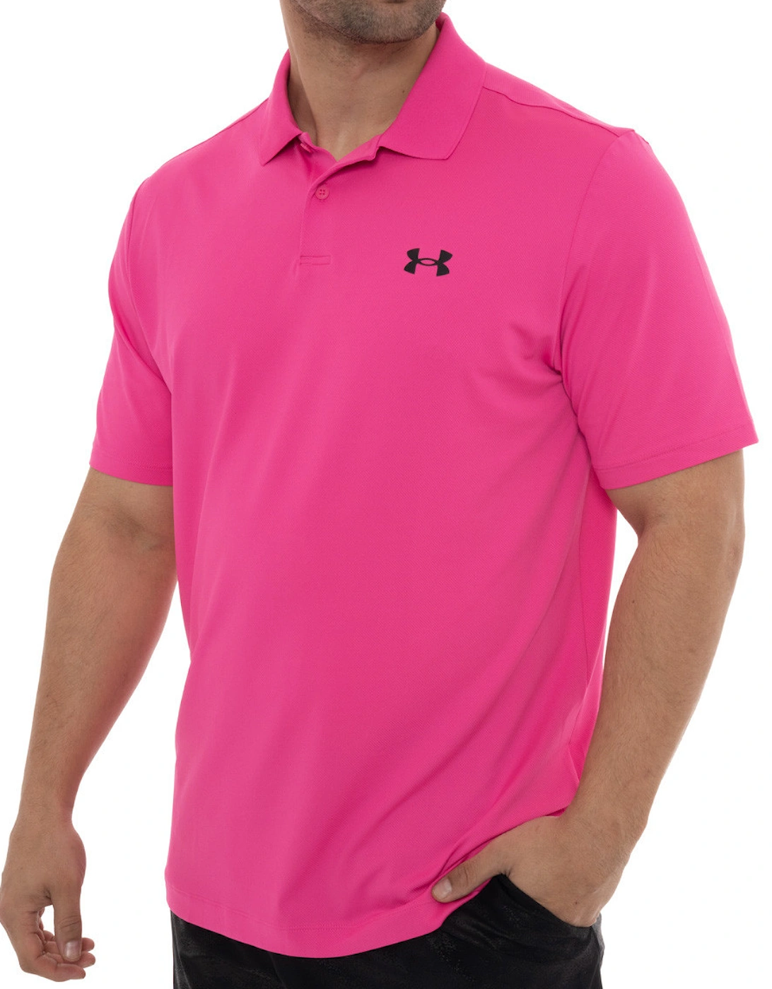 Mens Performance Polo Shirt (Pink)