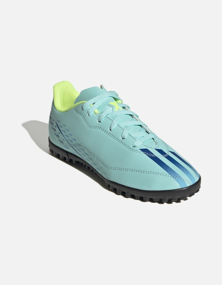 X Mens Speedportal 4 TF Football Trainers (Aqua)