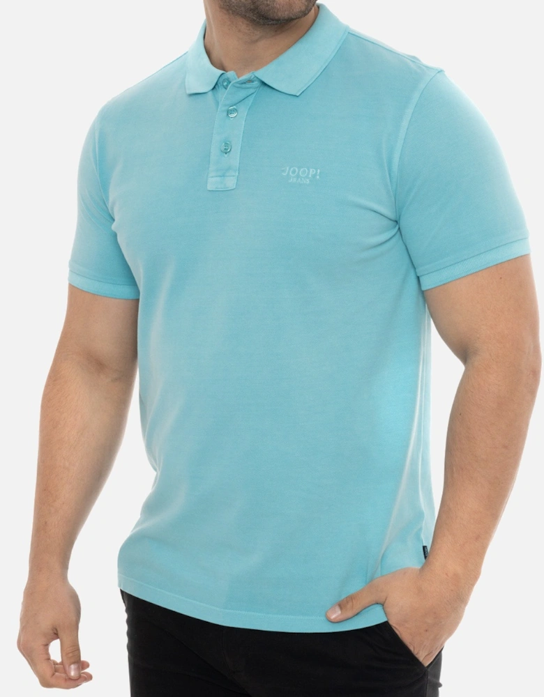 Joop Mens Plain Polo Shirt (Turquoise)