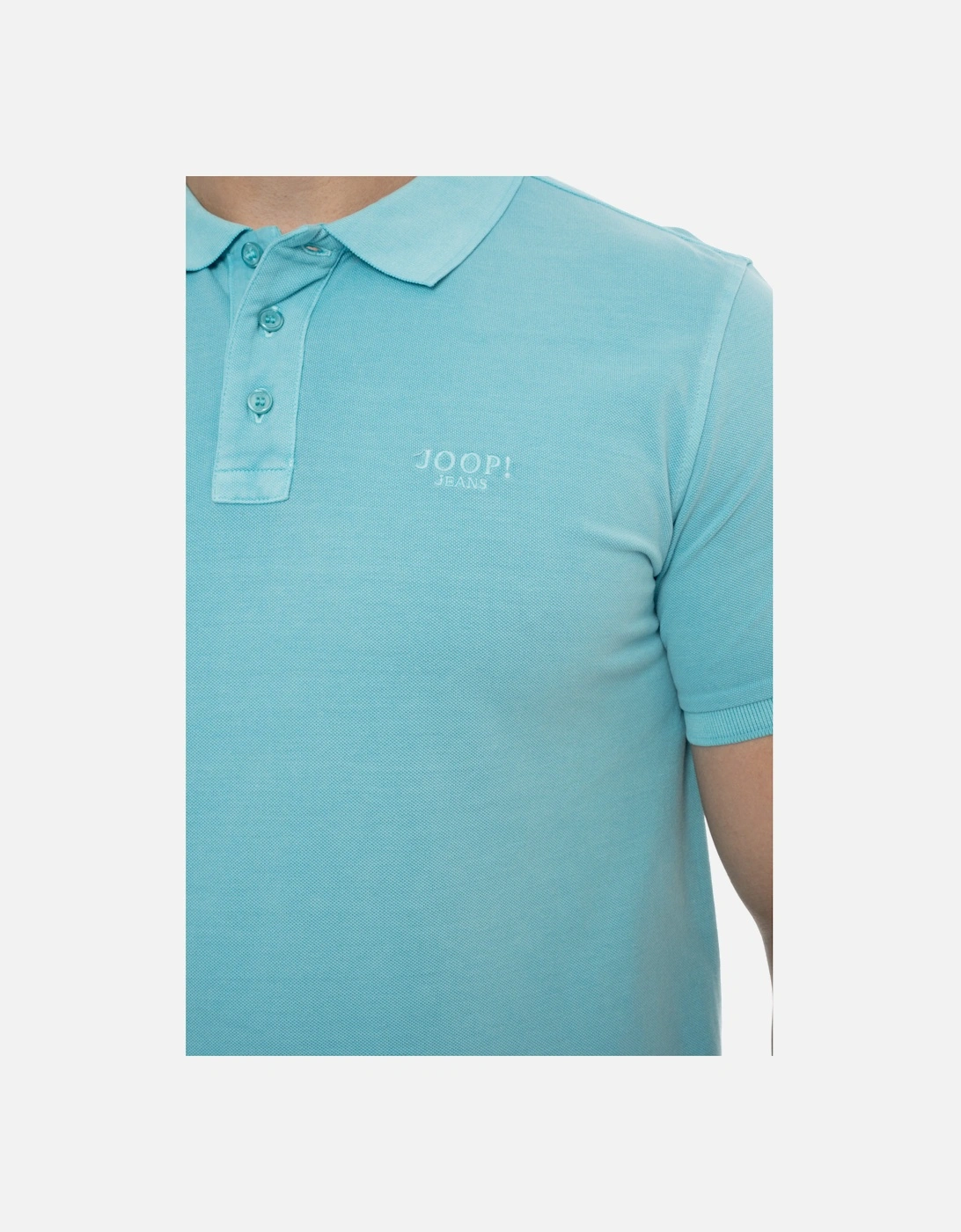 Joop Mens Plain Polo Shirt (Turquoise)