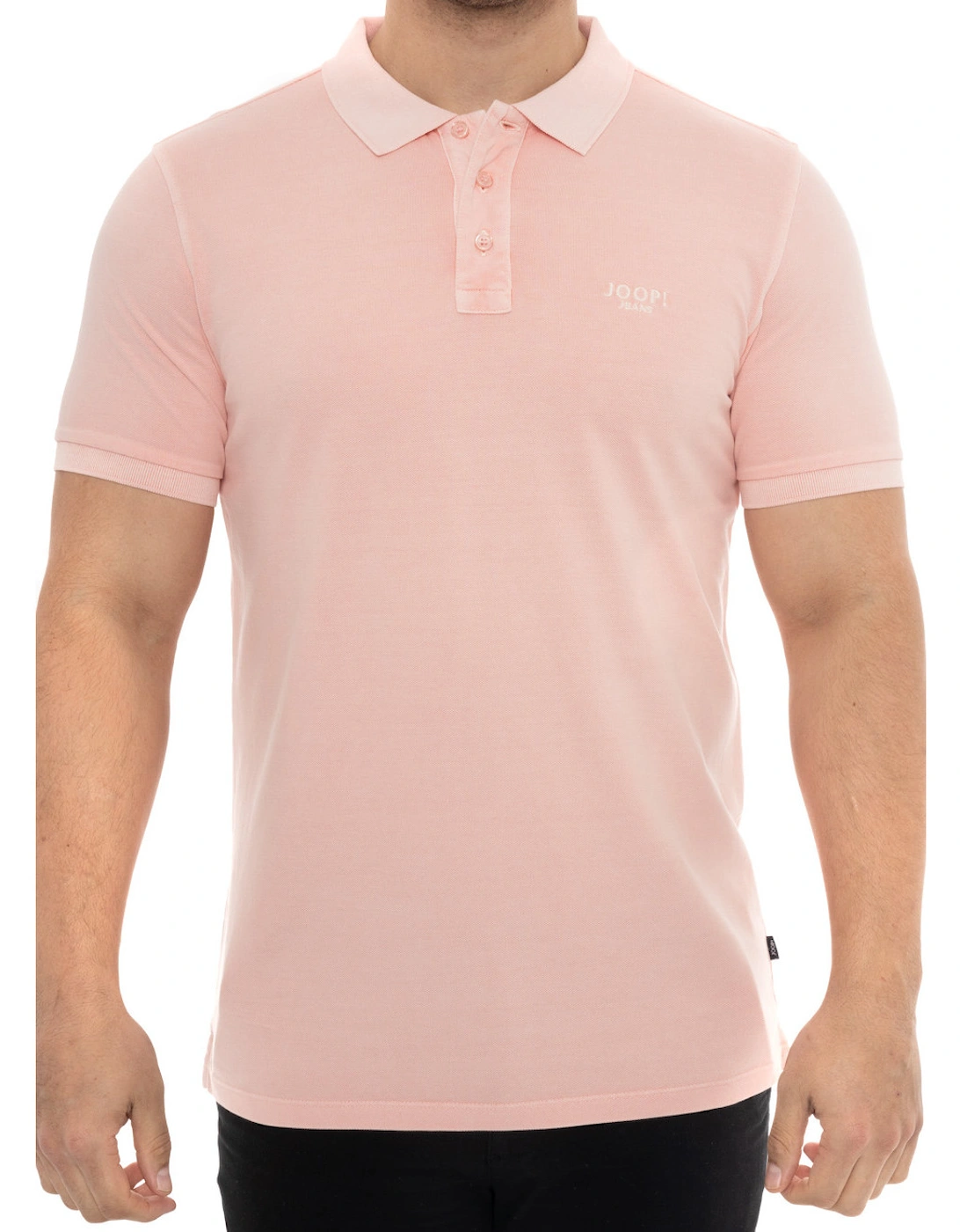 Joop Mens Plain Polo Shirt (Pink), 7 of 6