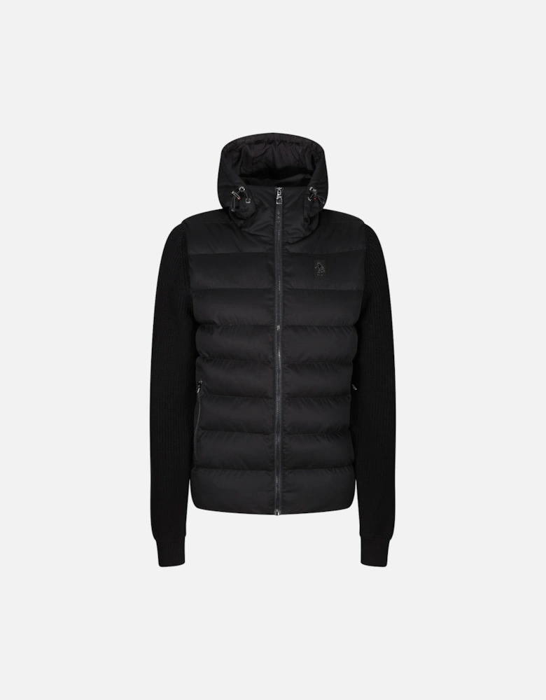 Luke Mens Kirkwood Quilted Knit Jacket (Black)