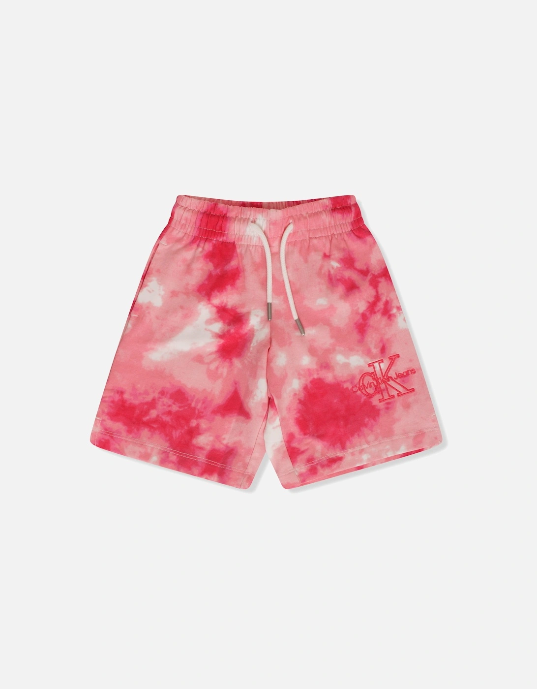 Calvin Klein Girls Tie Dye Shorts (Pink), 3 of 2