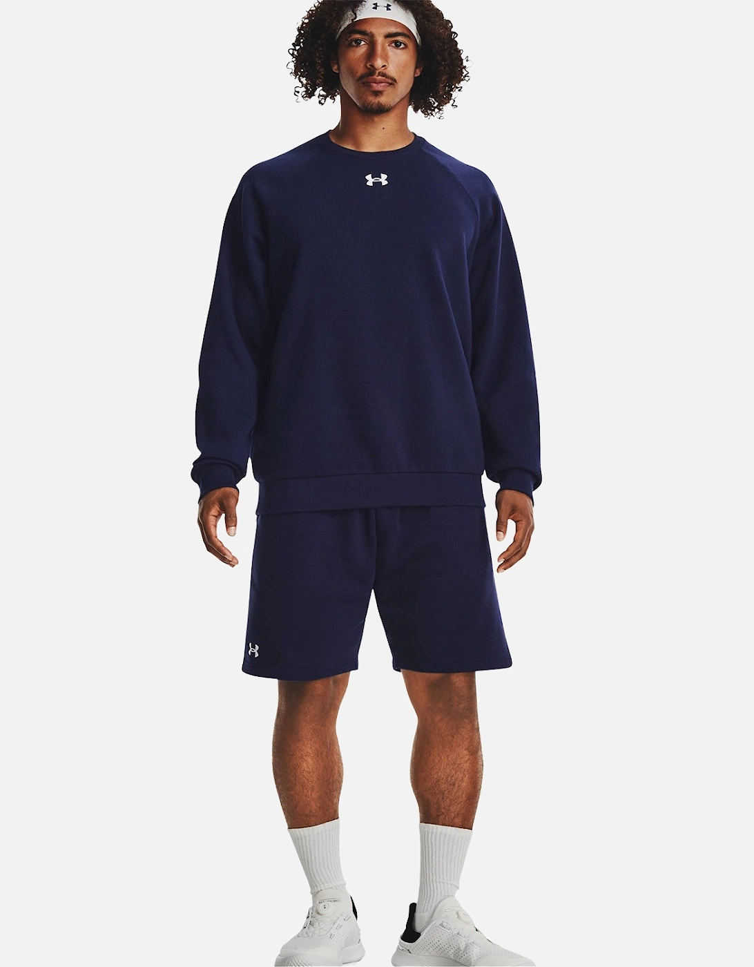 Mens Rival Fleece Shorts (Navy)