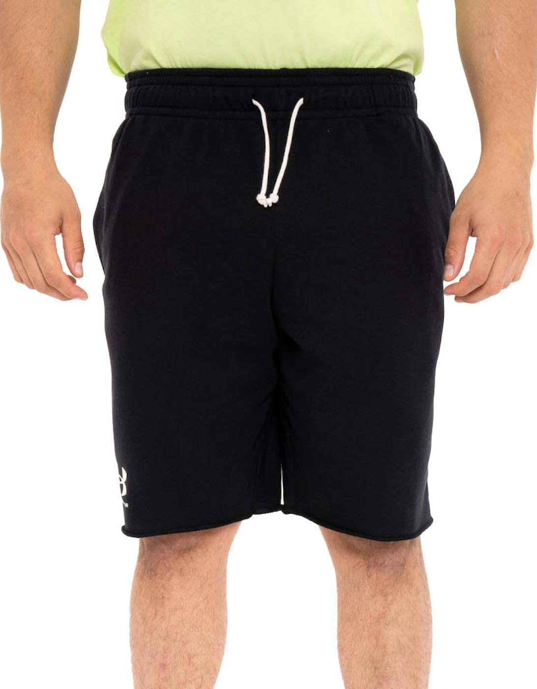 Mens Rival Terry Shorts (Black), 5 of 4
