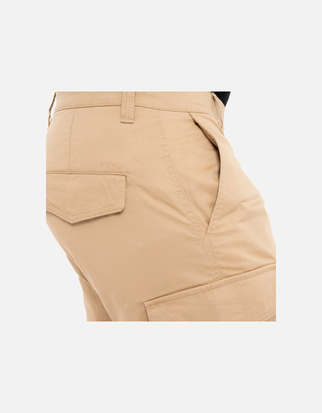 Mens D1 Relaxed Twill Cargo Shorts (Sand)