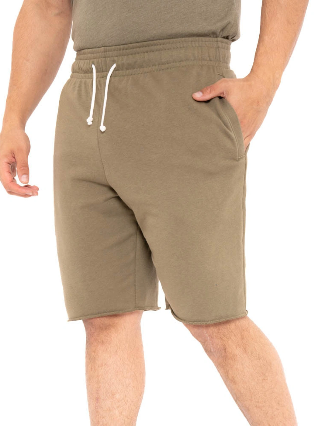 Mens Rival Terry Shorts (Olive)