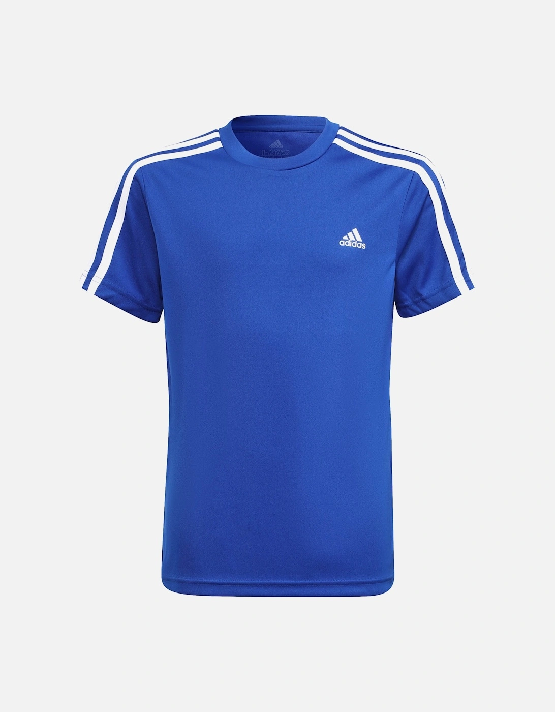 Juniors 3 Stripe T-Shirt And Short Set (Blue)