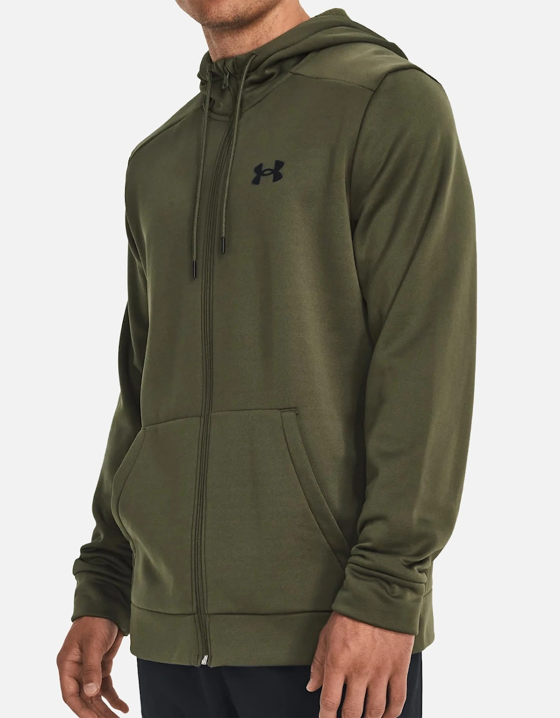 Mens Full Zip Fleece Hoodie (Marine OD)