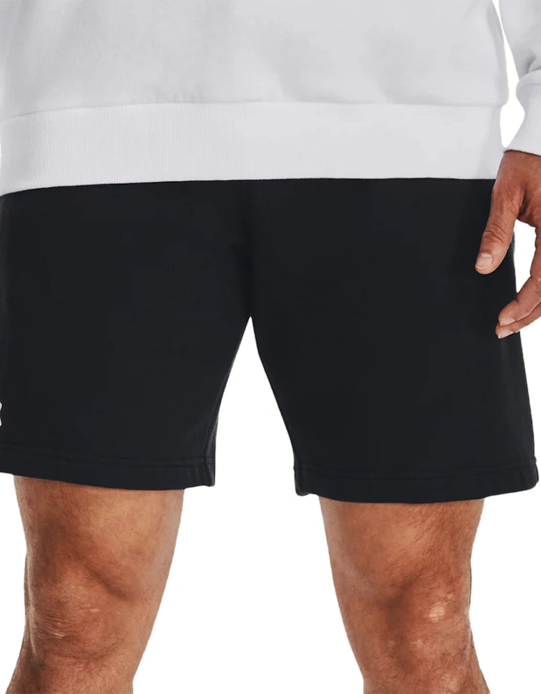 Mens Rival Fleece Shorts (Black)