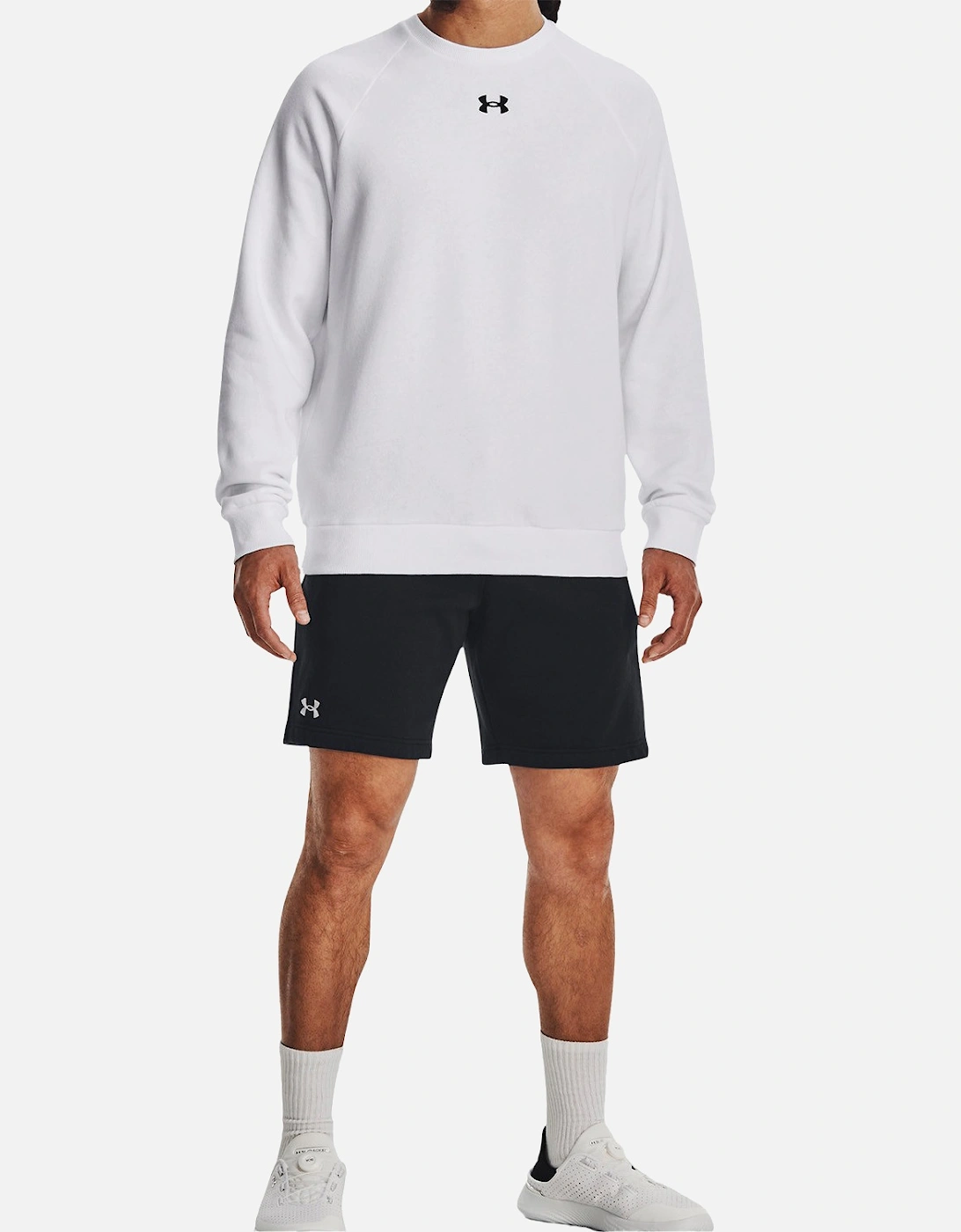 Mens Rival Fleece Shorts (Black)