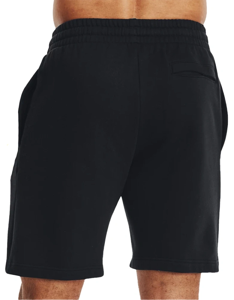 Mens Rival Fleece Shorts (Black)