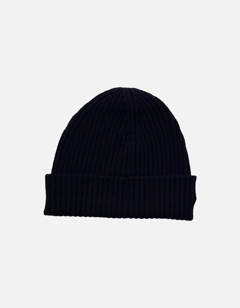 Mens Knitted Beanie (Navy)