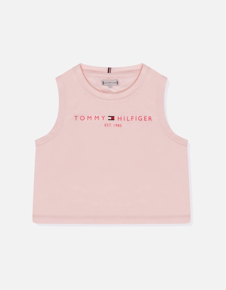 Girls Essential Tank Top (Pink)