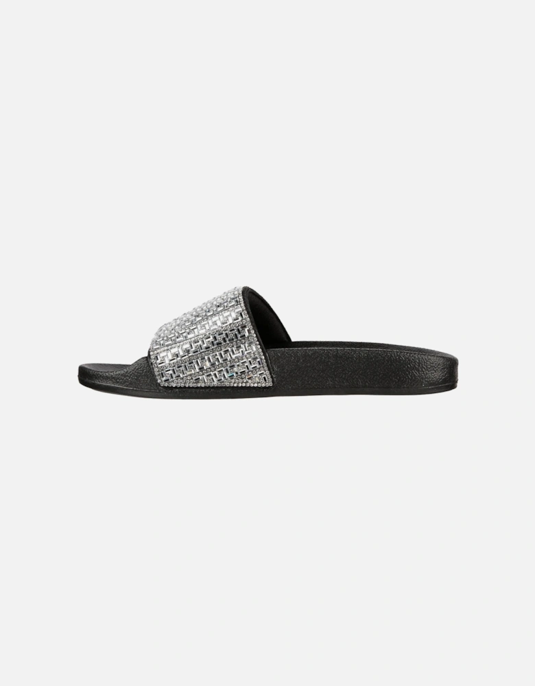 Womens Pop Ups New Spark Sandals (Black/Silver)