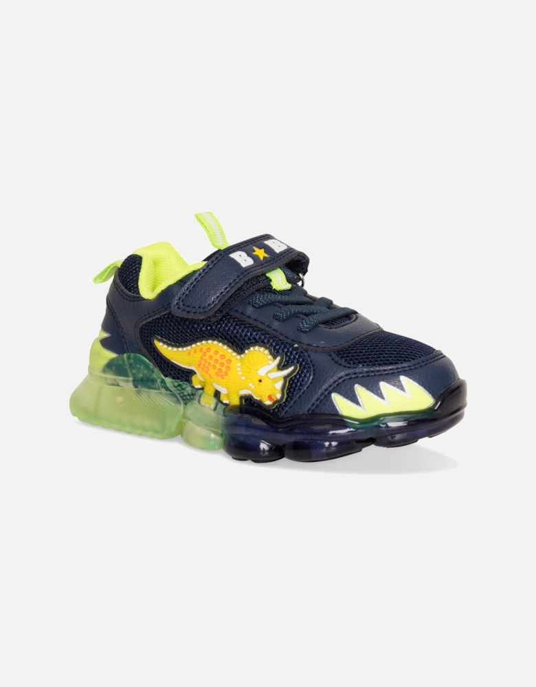 Juniors Triceratops Trainers (Navy)