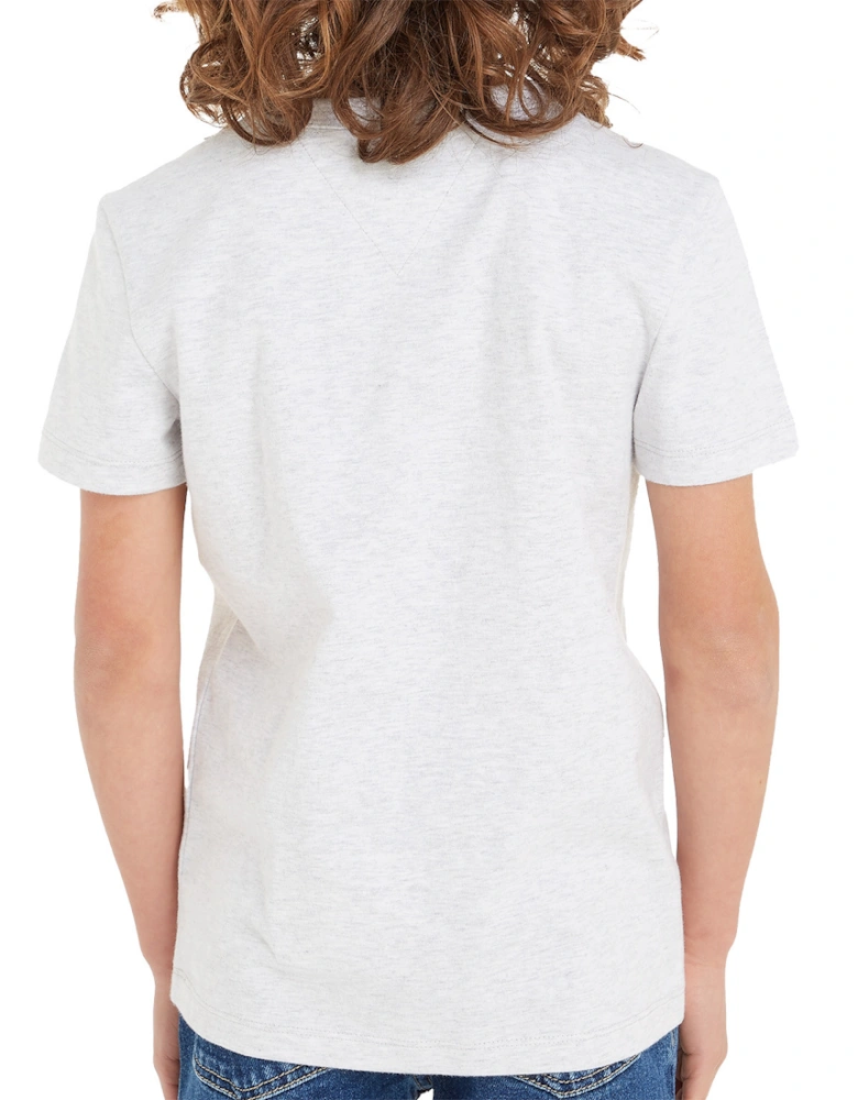 Juniors Rubber Logo T-Shirt (Grey)