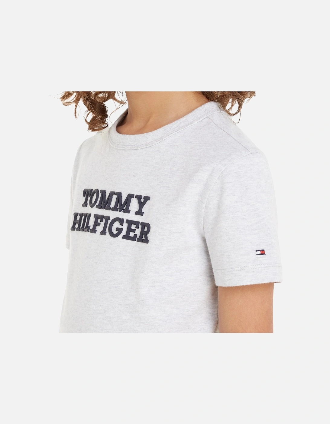 Juniors Rubber Logo T-Shirt (Grey)