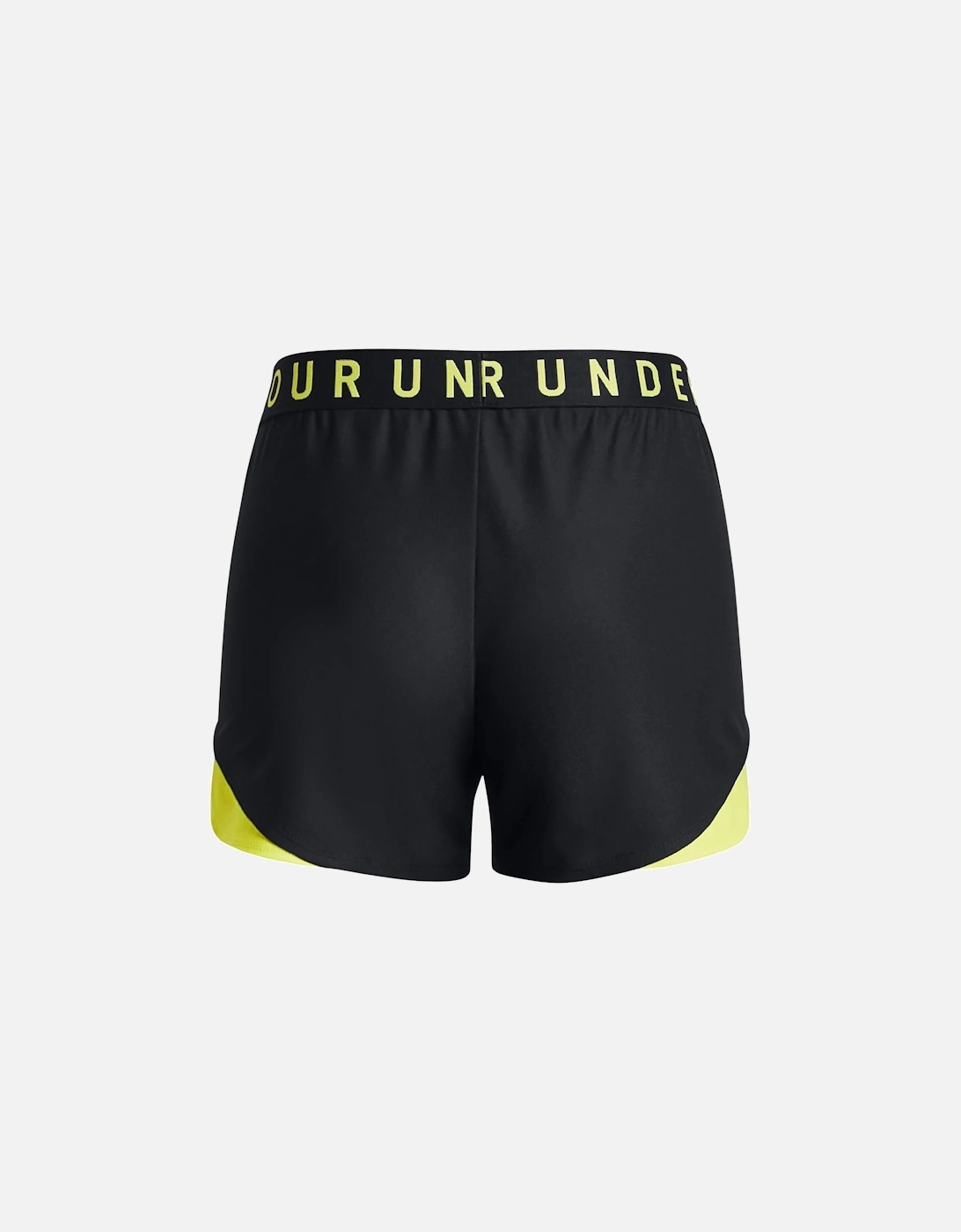 Womens Play Up Shorts 3.0 (Black/Lime)