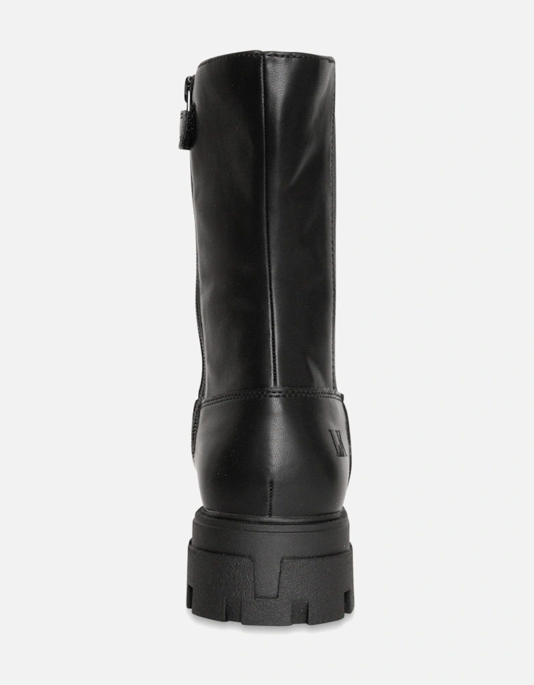 Juniors Rachele Mid Calf Chelsea Boots (Black)
