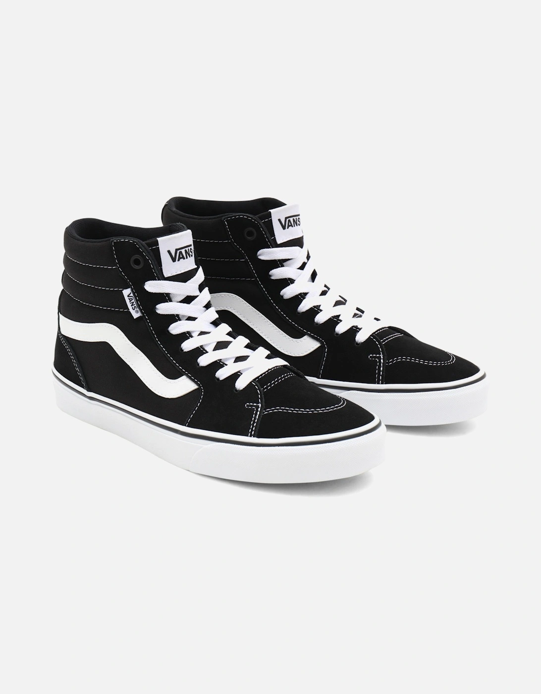 Mens Filmore Hi Trainers (Black/White)