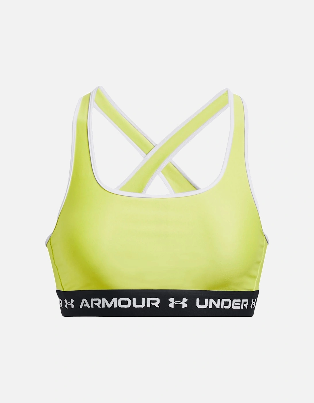 Womens Cross Back Sports Bra (Lime), 7 of 6