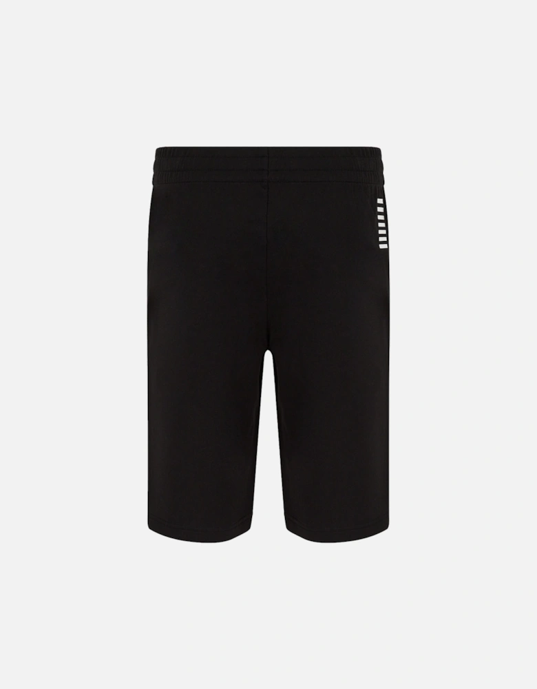 Mens Small Logo Sweat Shorts (Black)