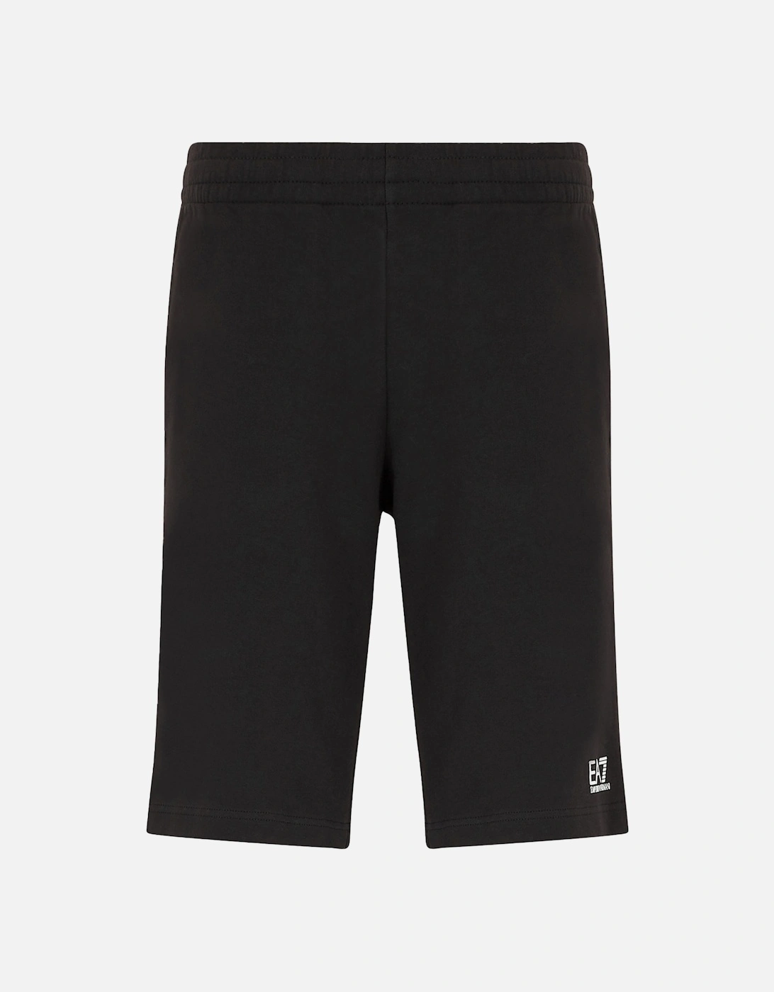 Mens Small Logo Sweat Shorts (Black)