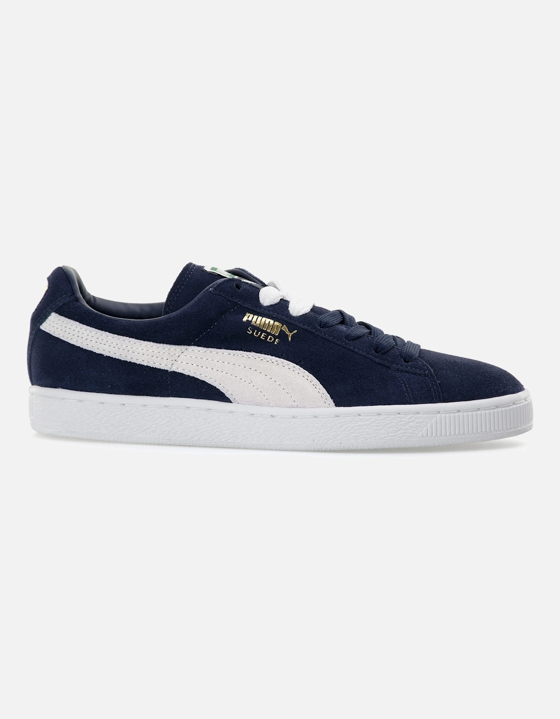 Mens Suede Classic Trainers (Peacoat/White)