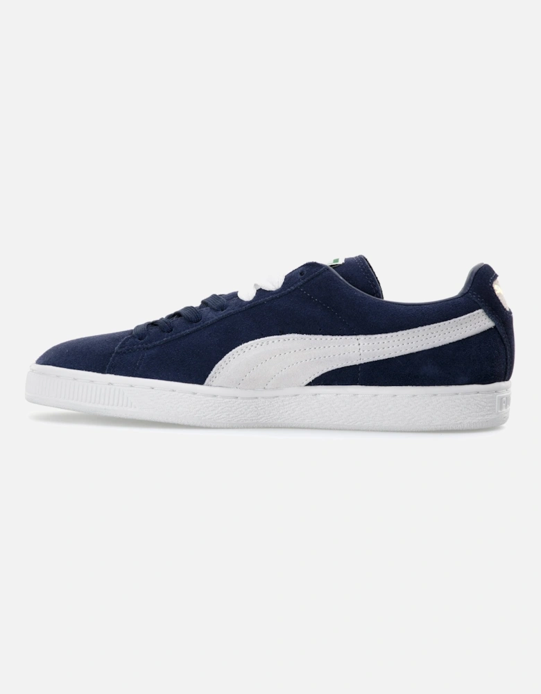 Mens Suede Classic Trainers (Peacoat/White)