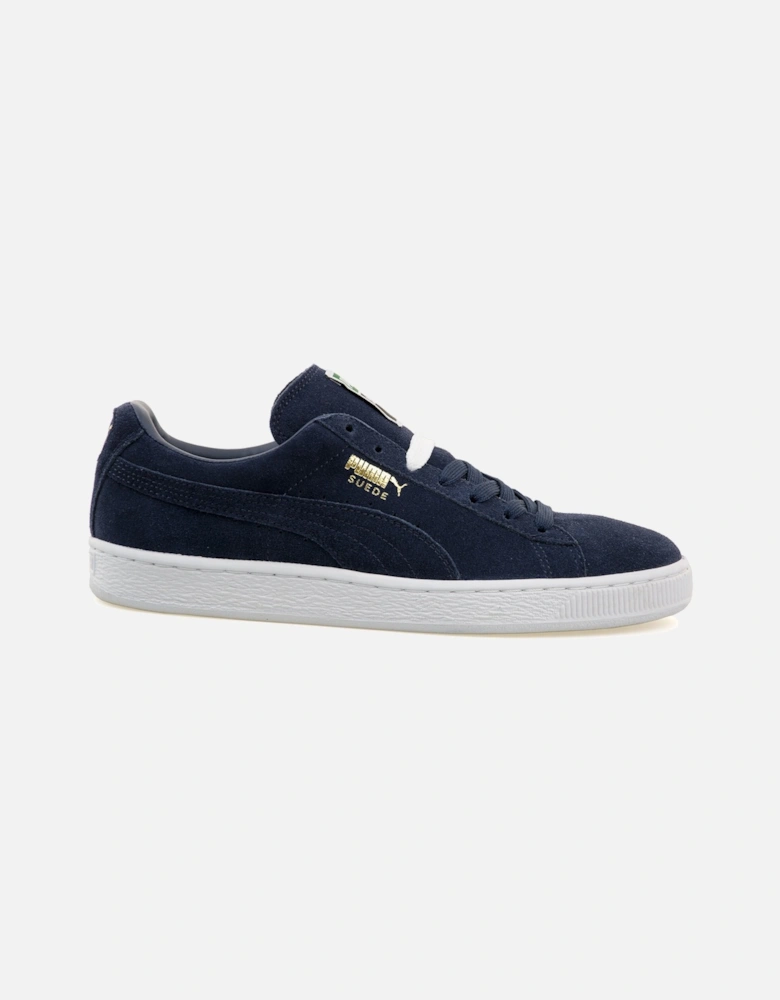 Mens Suede Classic Trainers (Peacoat/White)