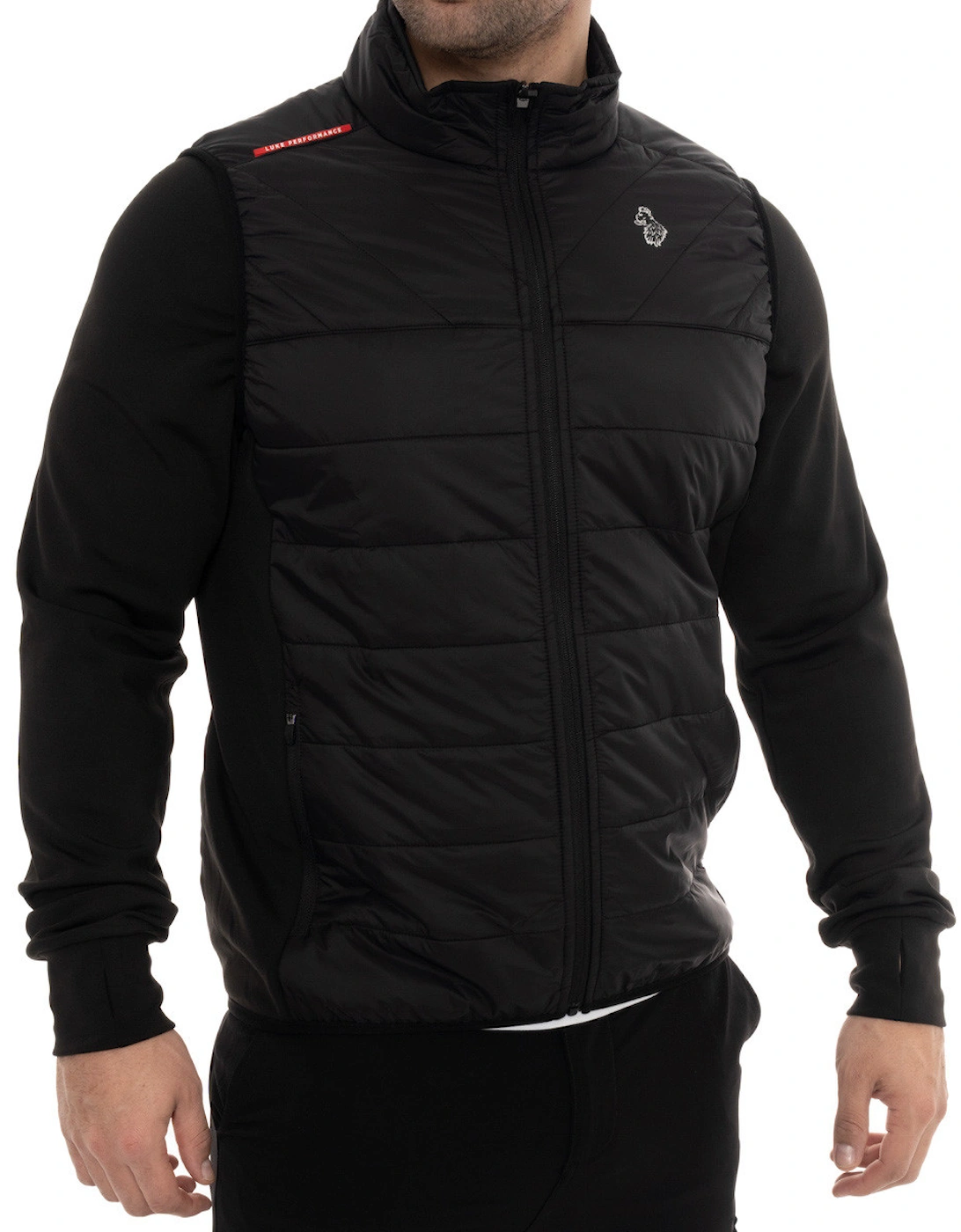 Luke Mens Slam Padded Front Jacket (Black)