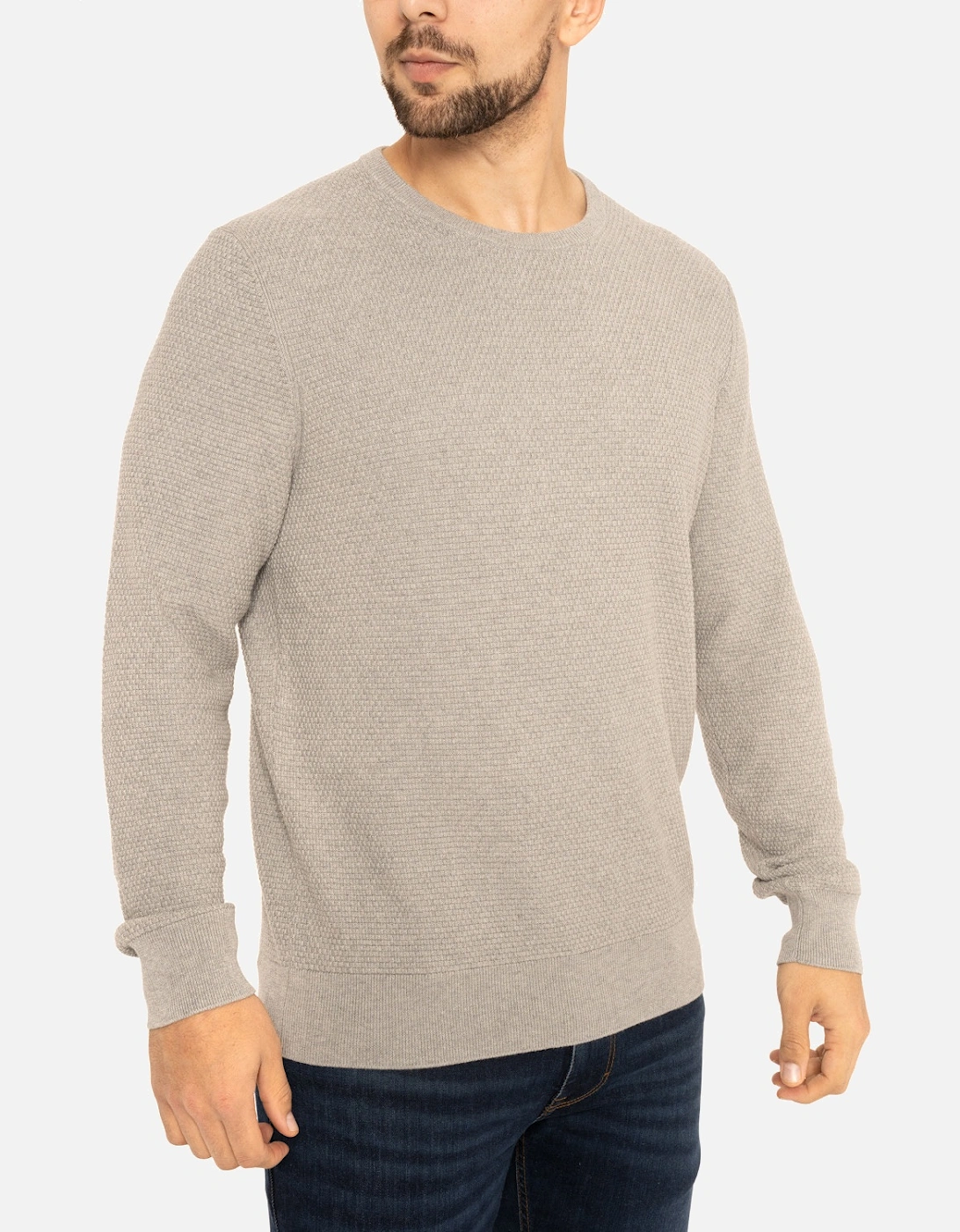 Ralph Lauren Polo Mens Golf Coolmax Crew Knit Sweatshirt (Grey)